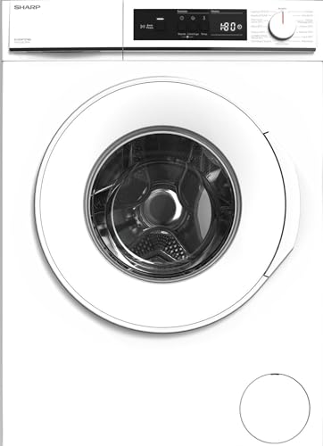  Sharp ES-NFA7121WD - Lavatrice 7 Kg, Classe energetica D, 1200 giri, Bianco