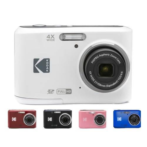 �ySD�J�[�h�t�zPIXPRO FZ45 Kodak �R�_�b�N �f�W�^���J���� �A���J�����d�r�Ή����f�� + 32GB SD�J�[�h�Z�b�g (�z���C�g)