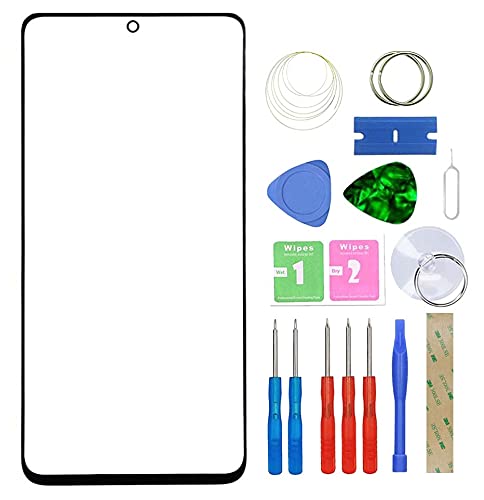 MovTEK Ecran Tactile Vitre Avant Kit de Remplacement pour Samsung Galaxy S20+ Plus G985F /5G G986B 6.7