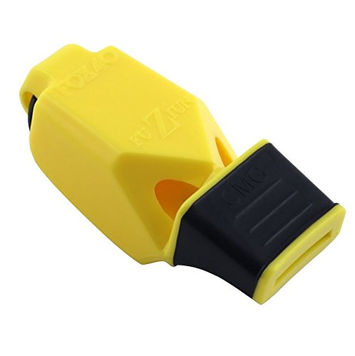 Sifflet Fox 40 Fuziun CMG jaune avec cordon de lime Break-Away