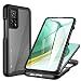 Produktbild CENHUFO für Xiaomi Mi 10T 5G Hülle, Xiaomi Mi 10T Pro 5G Hülle 360 Grad Handyhülle Stoßfest Schutzhülle Panzerhülle mit Eingebautem Displayschutz Robust Bumper Outdoor Full Cover Case - Schwarz