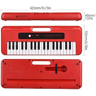 WKLIANGYUANPING Clavier de Piano 37 Clé Piano électronique avec Mini Microphone préréglage 10 Soutiens en Prise en… - Les Beatles, Paul McCartney, John Lennon, RIngo Starr, George Harrison WKLIANGYUANPING Clavier de Piano 37 Clé Piano électronique avec Mini Microphone préréglage 10 Soutiens en Prise en… – Image 6