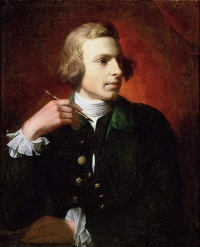 Peinture Modern Toile Portrait de Charlespeale Benjamin West 60x90cm Cadre