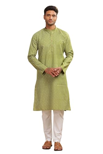 Image of BE ACTIVE Cotton | Traditional and Elegant Look | Indian Kurta for Men | Full Sleeve Kurta