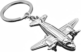 Funny Airplane Keychain Gifts Zinc Alloy Aircraft Model Jet Plane Keyring for Bag Car Keys Accessories Charms