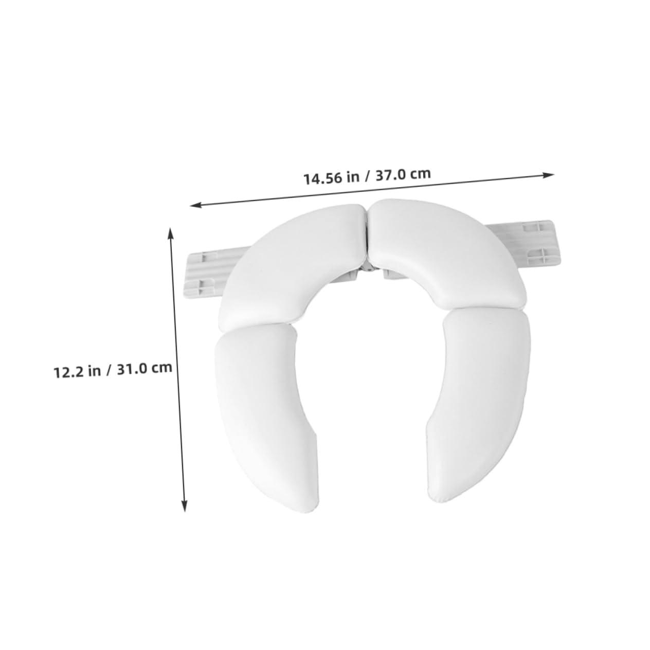 Riduttore Wc Ragazzo Ragazza Pieghevole Bianco per Viaggio, Sedile Training | Pp Pvc Abs, Superficie Morbida e Confortevole, Facile da Pulire, Finitura Precisa