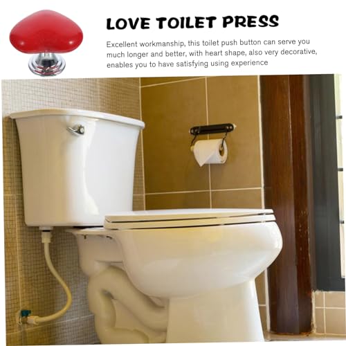 BESTonZON 4 Peças Botão De Vaso Sanitário Botão De Pressão De Vaso Sanitário Botão De Descarga Botão