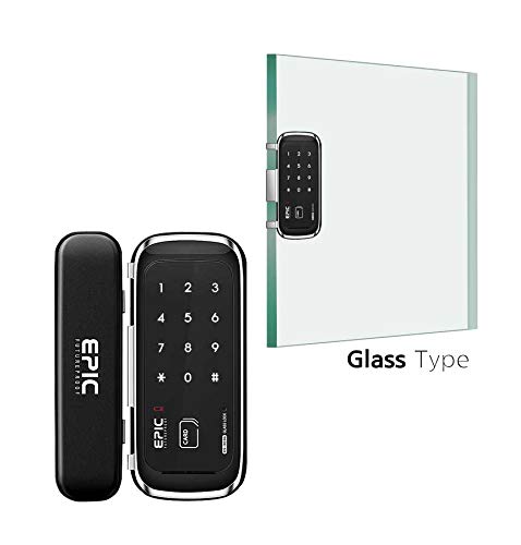 EPIC ES-303G Smart Door Lock components and glass door compatibility