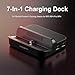 AZURAOKEY 7 in 1 Charging Dock for Retroids Pocket 5, Charging Station PD Charging HDMI-Compatible Dock Station Replacement 3*USB3.0 2*USB2.0 Mini Game Console Dock Accessories