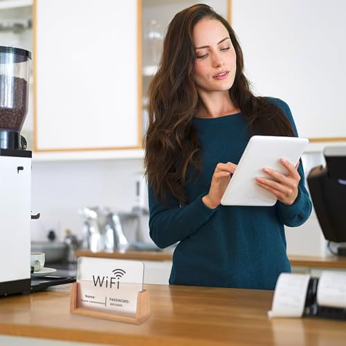 Panneau Wifi pour hôtel : fini les codes perdus sur table