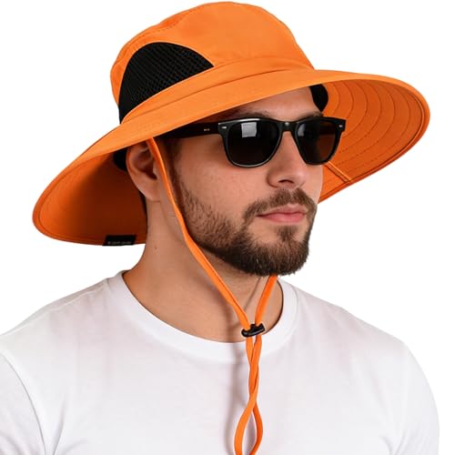 [EINSKEY] 日除け帽子 メンズ レディース uvカット 折りたたみ アウトドア 登山 キャンプ 釣り サファリ ハット