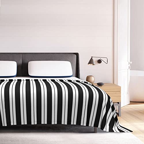 Couverture en peluche douce à rayures le cadeau idéal pour lit et canapé - 8