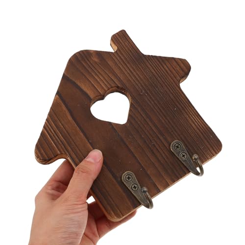 Colgador de llaves de madera resistente espacio decorativo 5