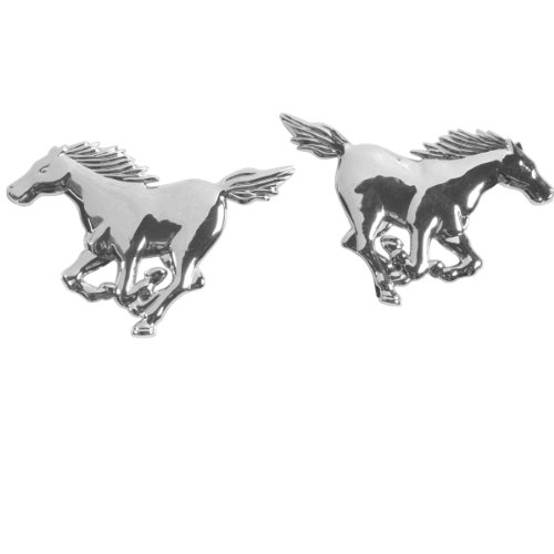 Pilot LA_15027 Lot de 2 insignes 3D Autocollant Mustang