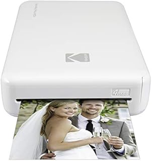 Kodak Mini 2 HD Wireless Portable Mobile Instant Photo Printer, Print Social Media Photos, Premium Quality Full Color Prints – Compatible w/iOS & Android Devices (White)