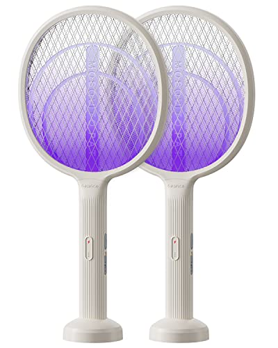 Gaiatop Electric Fly Swatter, 3200V Rechargeable 2 In 1 Fly Swatter, 1200Mah Bug Zapper Racket With Uv Light Fly Zapper Dual Mode For Indoor And Outdoor Home Office Backyard Patio Camping #TOP11
