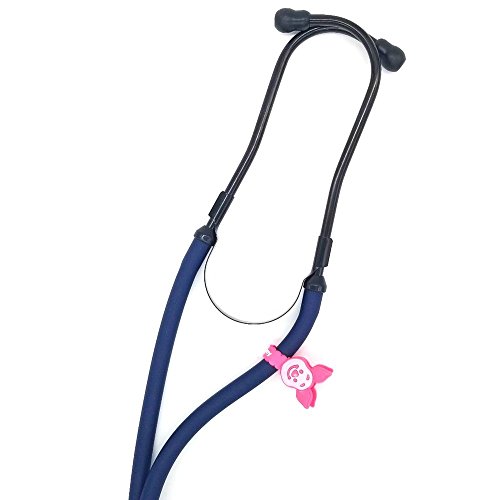 Stethoscope Charms Clip - Medical Gift (Pig)