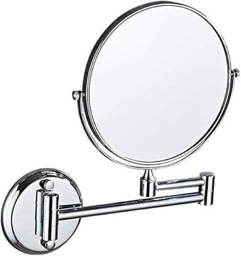 NATWEE Miroir de Salle de Bain réglable fixé au Mur en métal antirouille sans poinçon pour Les Toilettes des Parents à la Maison It's So Kind of You