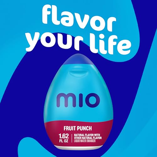 Image of mio Liquid Water Enhancer, Fruit Punch, 1.62 fl oz | Zero Sugar & Zero Calories, Squeeze to Control Flavor Intensity, Water Flavoring for All-Day Hydration, On-the-Go