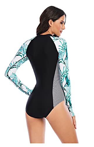Tokx Womens One Piece Swimsuit Rash Guard