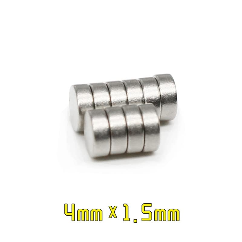 50/100/200/500/1000/3000 szt. 4 x 1,5 okrągły mały stały dysk magnetyczny .5 mm 4 * 1 (1000 szt.)