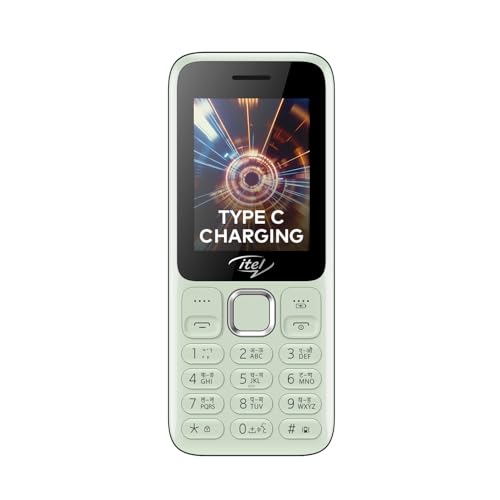 Image of itel Power 450 Keypad Mobile Phone| 2.4 inch Big Display | 2500 mAh Battery | Type C Charging | Auto Call Recording | Wireless FM Radio | 32GB Expandable Memory | Light Green