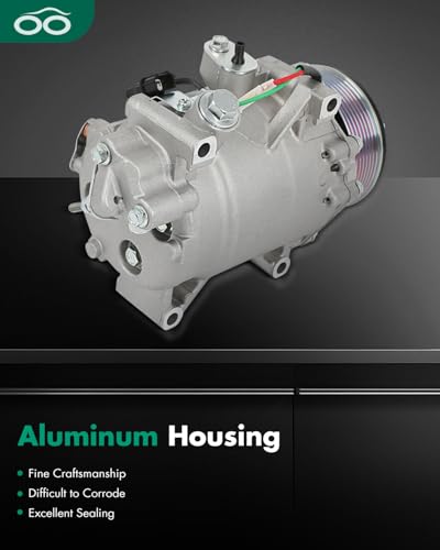 Image of SCITOO AC Compressor for Acura for TSX 2.4L 2009-2014 | Fast Cooling, Ultra Low Noise (≤72 dB)Air Conditioner Compressor with Clutch, Easy Installation, 7512931 2022259 2022259AM