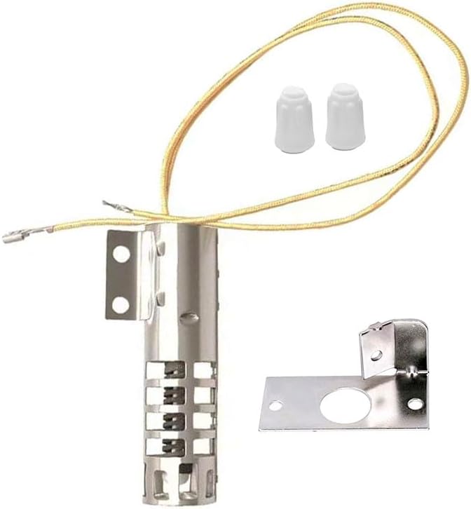 WB2X9154 Gas Range Oven Broiler Round Igniter Replacement WB13K3, WB13K04, WB13K4, WB02X9154, 4342528, SGR403, WB13K10027 Replacement 120V Model Specific Not Universal