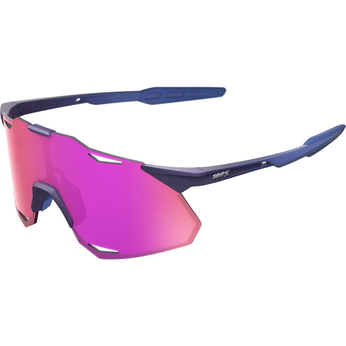 100% Hypercraft Sunglasses - Sport Performance Frameless Glasses - Ultralight Cycling Sports Eyewear
