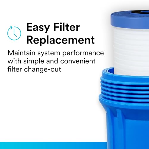 3M Aqua-Pure Whole House Replacement Water Filter AP810, For Aqua-Pure AP801, AP801-C, AP801T and AP801B Water Filtration Systems,White
