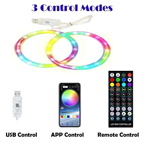 arVin Placas frontales para PS5 con luces LED de ventilación, cubierta de refrigeración de repuesto para disco PS5 antiarañazos, a prueba de polvo con luces RGB, 3 modos de control, 8 colores, más de