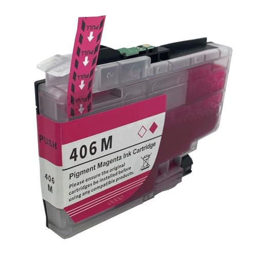 Cartouche encre LC406 magenta pour réparer les impressions ternes sur MFC-J6555DW