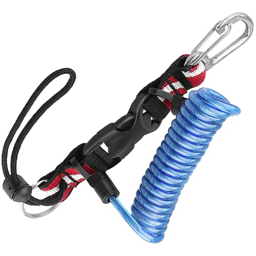 Oxxggkao Stainless Steel Corrosions Diving Lanyard Adjustable Attachments for Underwater Photography Equipment