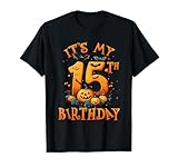 Photo Gallery boo it s my 15th birthday halloween pumpkin 15 years old maglietta Photo Gallery boo it s my 15th birthday halloween pumpkin 15 years old maglietta
