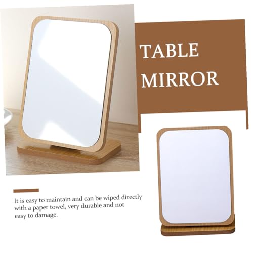 Espejo de Maquillaje de Mesa Plegable de Madera Baluue miniatura 3