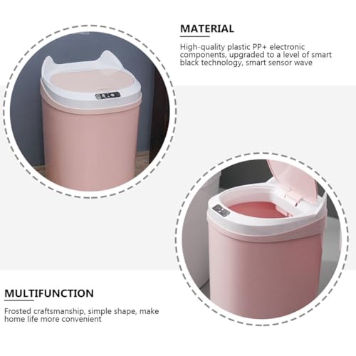 Bote de basura inteligente recargable Garneck rosa miniatura 7