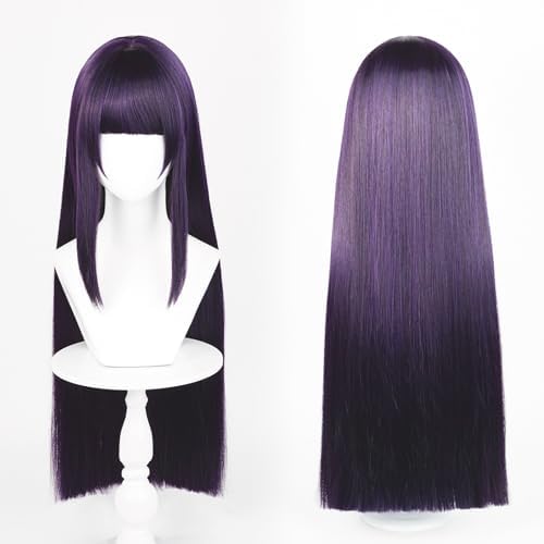 Ponytail Wig COSPLAZA Anime Black Cosplay Wig Long Straight With