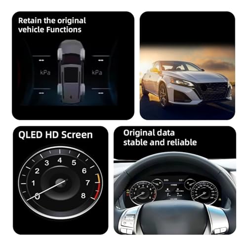 Pantalla HD de 12.3" para Nissan Qashqai y X-Trail que moderniza el cuadro analógico 3