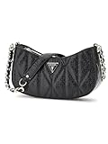 GUESS Aldina Top Zip Shoulder Bag Black