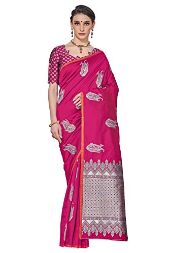 Image of Glory Sarees Women's Banarasi Silk Saree with Blouse Piece (GS Kara143 Parent)