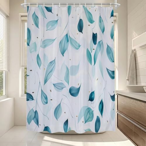 Rideau de douche tissu polyester imperméable 130x170cm lavable