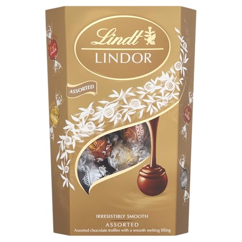 Lindt Lindor Assorted Chocolate Truffles Box, 337 g