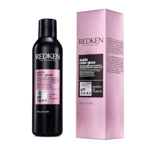 REDKEN Acidic Color Gloss Activated Glass Gloss Treatment, Hair Gloss Treatment for Glass-Like Shine 237ml