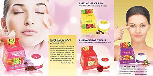 Vaadi Herbals Soothing and Refreshing Pedicure Manicure Spa Kit, Cream and Oil Set, 135g - Image 7