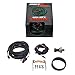 MaxTow Double Vision 60 PSI Turbo Boost Gauge Kit - Includes Electronic Pressure Sensor - Black Gauge Face - Green LED Illuminated Dial - Analog & Digital Readouts - for Diesel Trucks - 2-1/16