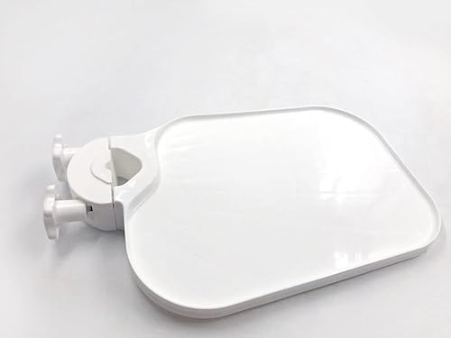 Miniatura 3 de OUBO Bandeja de estante de acceso cuadrada ajustable con poste blanco US100 soportes para cualquier silla
