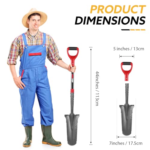 Pala de Jardín Drain Spade 44 pulgadas con Mango Fibra miniatura 2