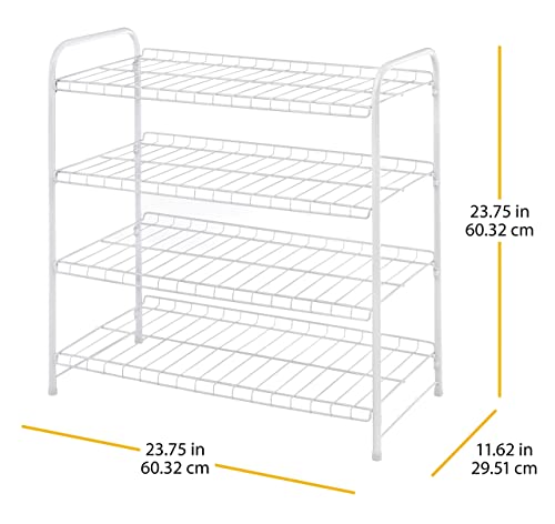 Whitmor 6023-4139-CB 4 Tier, White, Closet Shelf thumb #2