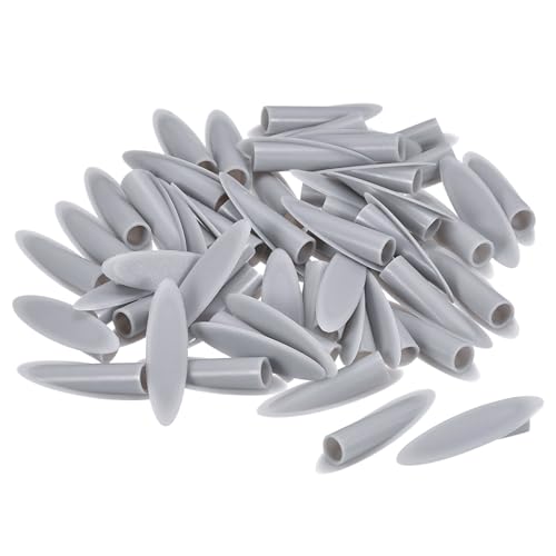 Image of MECCANIXITY 9mm Plastic Pocket Hole Plugs,Wood Plugs for Pocket Hole Jig Working Tool Accessories,Grey Pack of 100