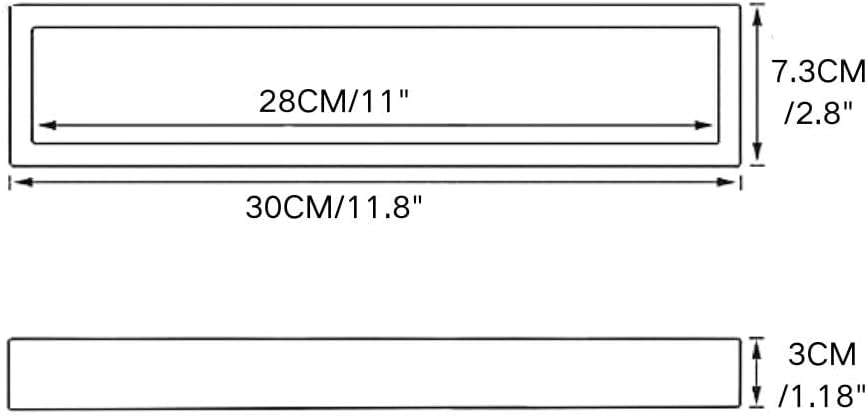 12Inch Stainless Steel Wall Mounted Bath Towel Bar No Drilling Single Hand Towel Holder with Water Resistant Towel Rack for Bathroom Lavatory Kitchen